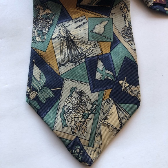 Rare The Metropolitan Museum of Art Silk Tie - Picture 3 of 7